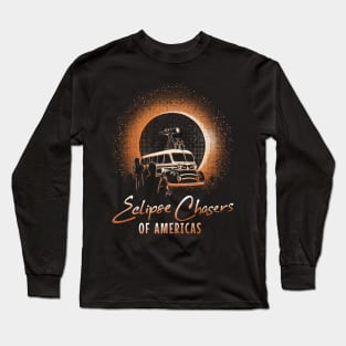 Solar Eclipse 2024 T Shirt 45 Long Sleeve T-Shirt